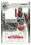Dikembe Mutombo 2003/04 Upper Deck SP Game Used