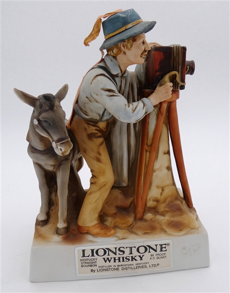 1976 Lionstone "The Photographer" Whisky Decanter