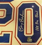 Barry Sanders Autographed Framed Pro Bowl Jersey (Pick up only)