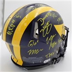 Michigan Wolverines National Champions Team Signed Authentic Helmet
