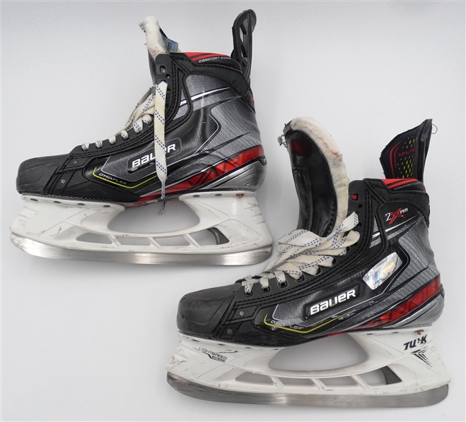 Dylan Larkin Game Worn Bauer Skates