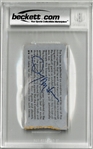 Denny McLain 30th Win 1968 Autographed Ticket Stub