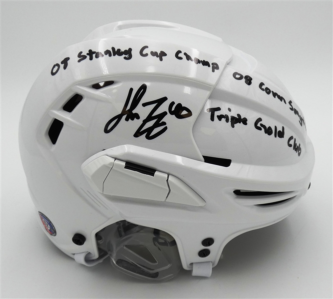 Henrik Zetterberg Autographed Multi Inscribed Helmet