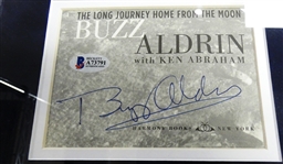 Buzz Aldrin Autographed Moon Landing Framed Display