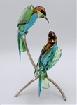 Swarovski Crystal Bee-Eaters Peridot Paradise Birds