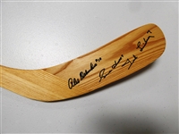 Production Line II (Howe Lindsay Delvecchio) Autographed Northland Stick