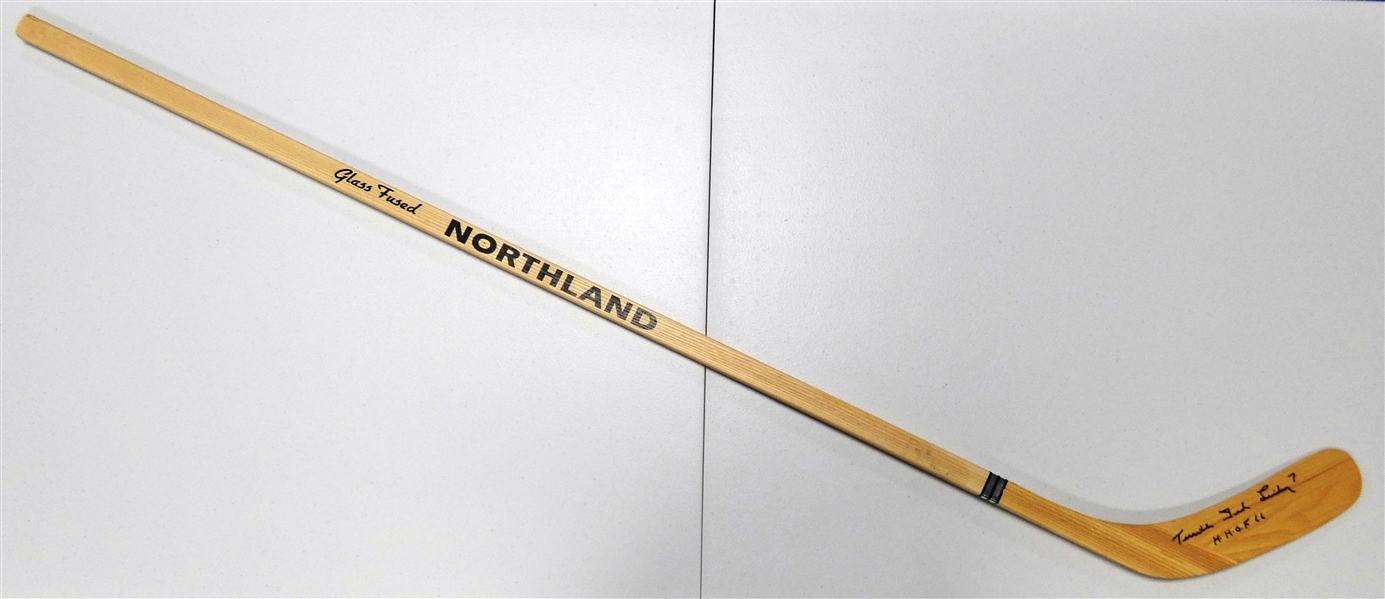 "Terrible Ted" Lindsay Autographed Northland Stick