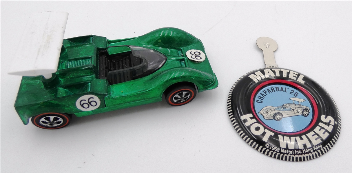 1968 Mattel Hot Wheels Chaparral 2G with Badge
