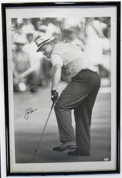Jack Nicklaus Autographed 25x37 Framed Canvas