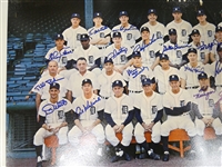 1968 Detroit Tigers Team Signed Poster (27 autos)
