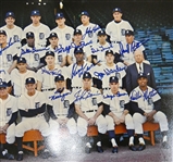 1968 Detroit Tigers Team Signed Poster (27 autos)
