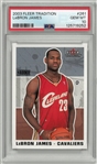 Lebron James PSA 10 2003 Fleer Tradition