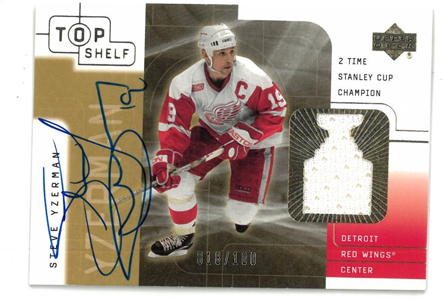 Steve Yzerman Autographed 2002/03 Upper Deck Top Shelf