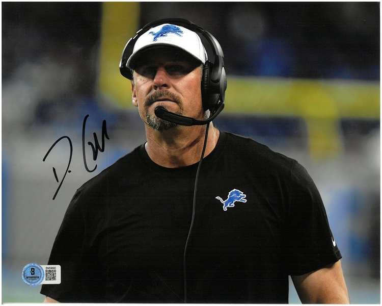 Dan Campbell Autographed 8x10