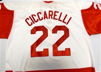 Dino Ciccarelli Autographed Red Wings Jersey