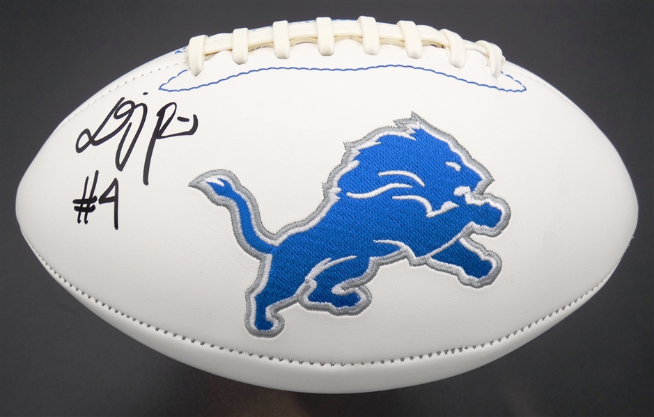 D.J. Reed Autographed Lions Football