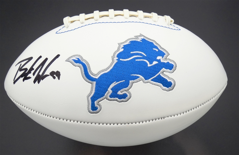 Brock Wright Autographed Lions Football