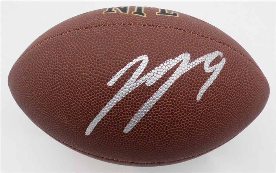J.J. McCarthy Autographed Football