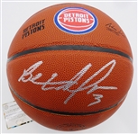 Ben Wallace Autographed Pistons Basketball