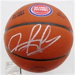 Dennis Rodman Autographed Pistons Basketball