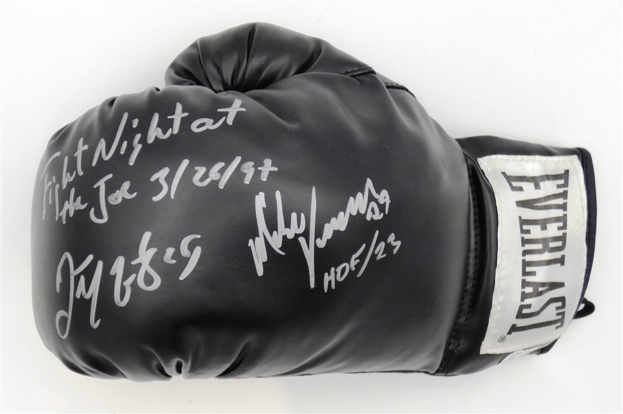 Darren McCarty & Mike Vernon Autographed Fight Night at The Joe Boxing Glove