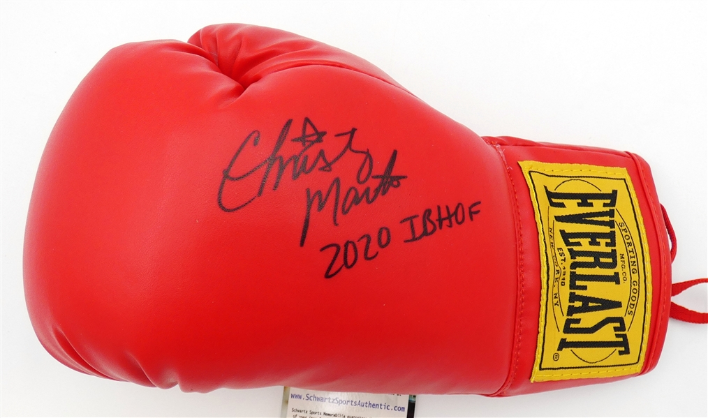 Christy Martin Autographed Boxing Glove