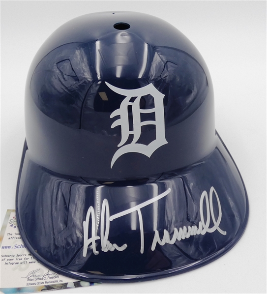 Alan Trammell Autographed Tigers Replica Batting Helmet