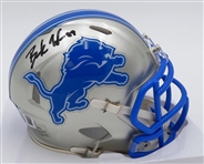 Brock Wright Autographed Lions Mini Helmet