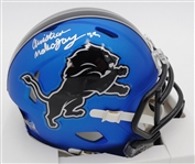 Christian Mahogany Autographed Lions Mini Helmet