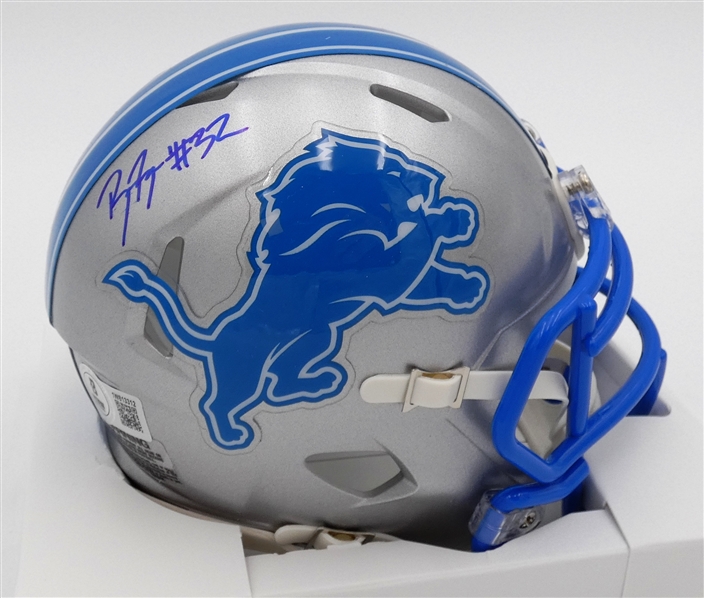 Brian Branch Autographed Detroit Lions Mini Helmet