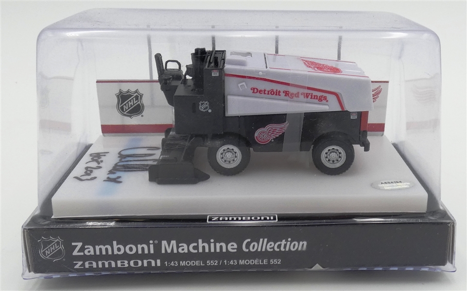 Chris Chelios Autographed Red Wings Zamboni