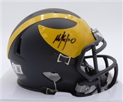 Mike Sainristil Autographed Michigan Mini Helmet