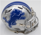James Houston Autographed Lions Mini Helmet