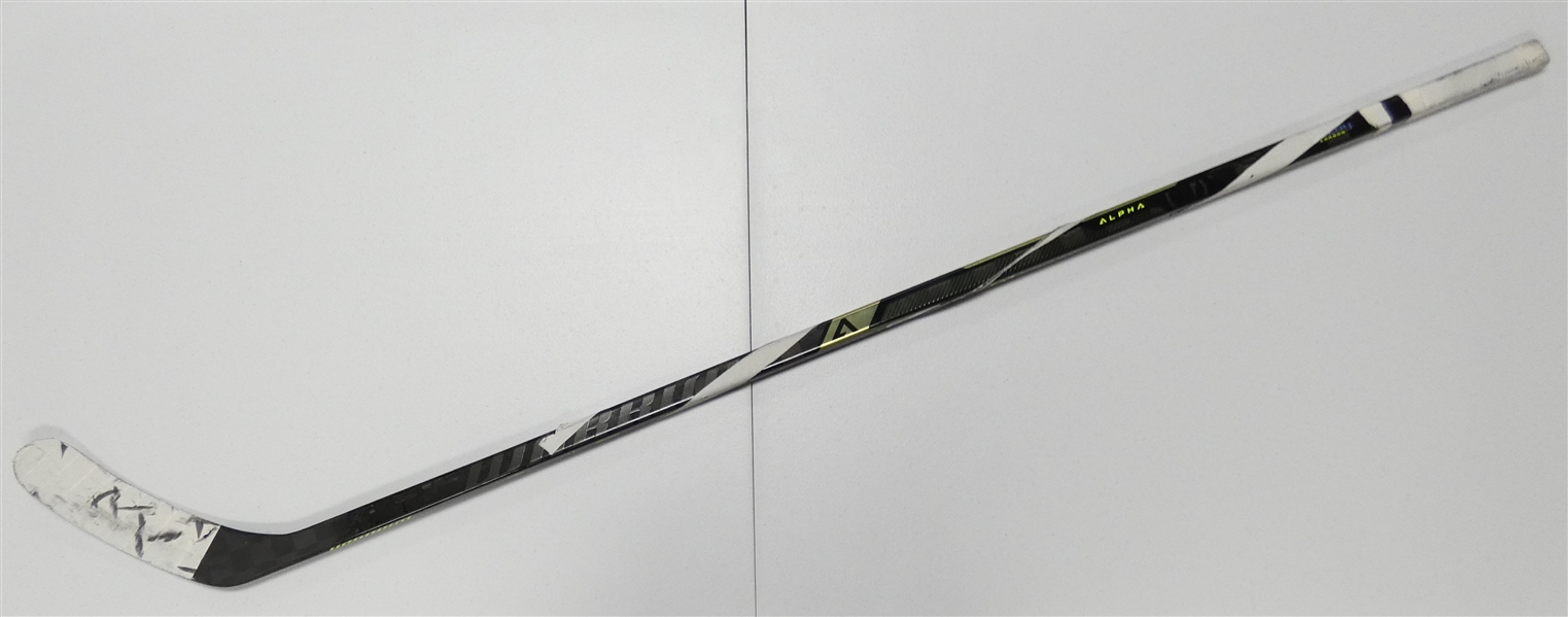 Mason Appleton Game Used Warrior Stick