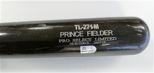 Prince Fielder Team Issued Bat