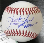 Jack Clark Autographed Baseball w/ The Ripper