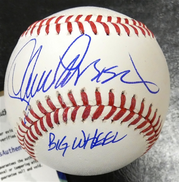 Lance Parrish Autographed Baseball w/ Big Wheel