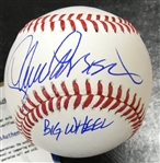 Lance Parrish Autographed Baseball w/ Big Wheel