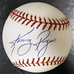 Kenny Rogers Autographed Baseball