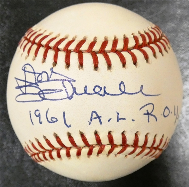Don Schwall Autographed Baseball w/ ROY