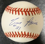 Tim Raines Autographed Baseball
