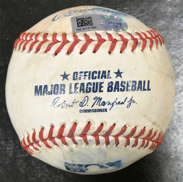 Justin Verlander Pitched Game Used Baseball