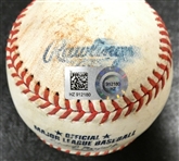 Justin Verlander Pitched Game Used Baseball