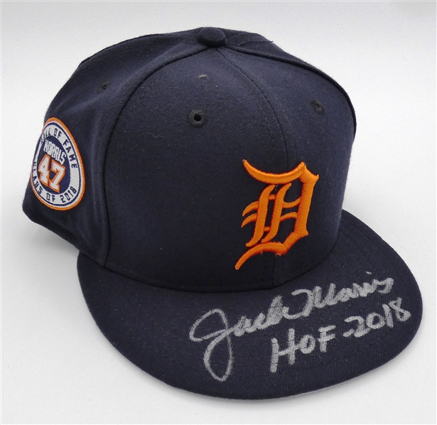 Jack Morris Autographed Tigers HOF Hat
