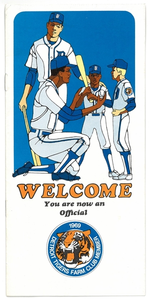 1969 Detroit Tigers Farm Club Pamphlet