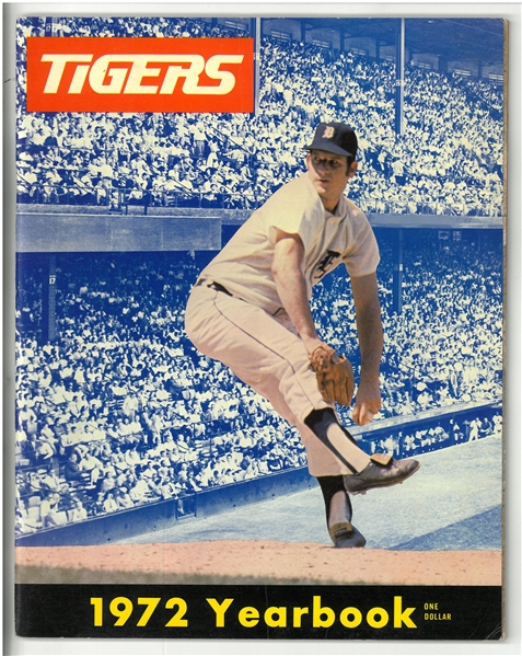 Detroit Tigers 1972 Yearbook