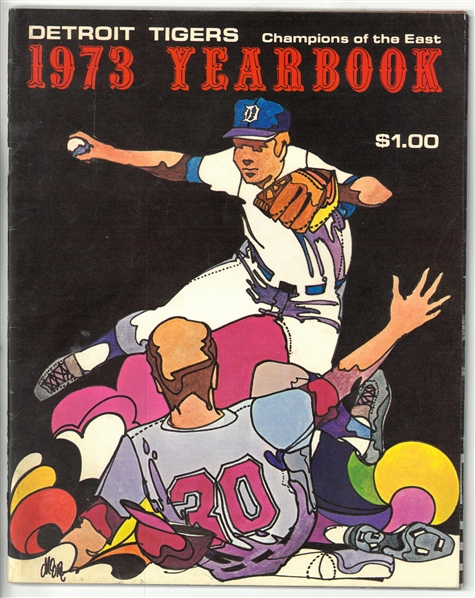 Detroit Tigers 1973 Yearbook