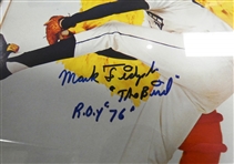 Mark Fidrych Autographed Framed 8x10