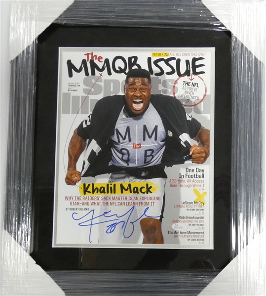 Khalil Mack Autographed Framed 11x14