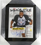 Khalil Mack Autographed Framed 11x14